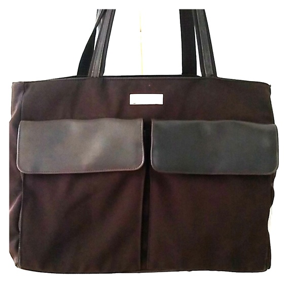 LIZ Claiborne brown bag tote soft briefcase - Picture 1 of 4